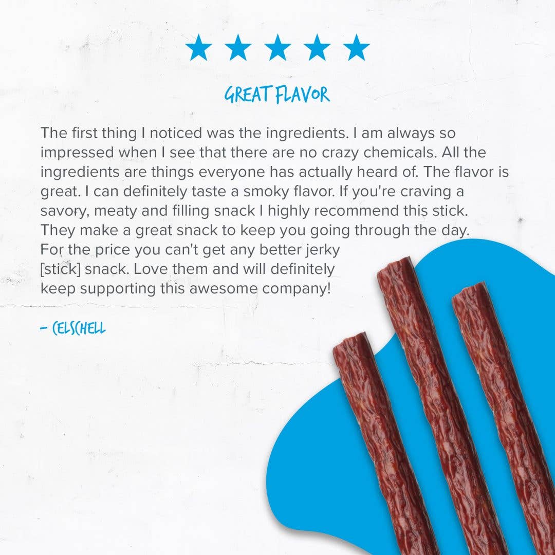 Baja Vida Snacks - Vente Viande séchée - Bâtonnets de Bœuf Baja Vida - 1,0 oz Traditionnel (Coffret de 16)4