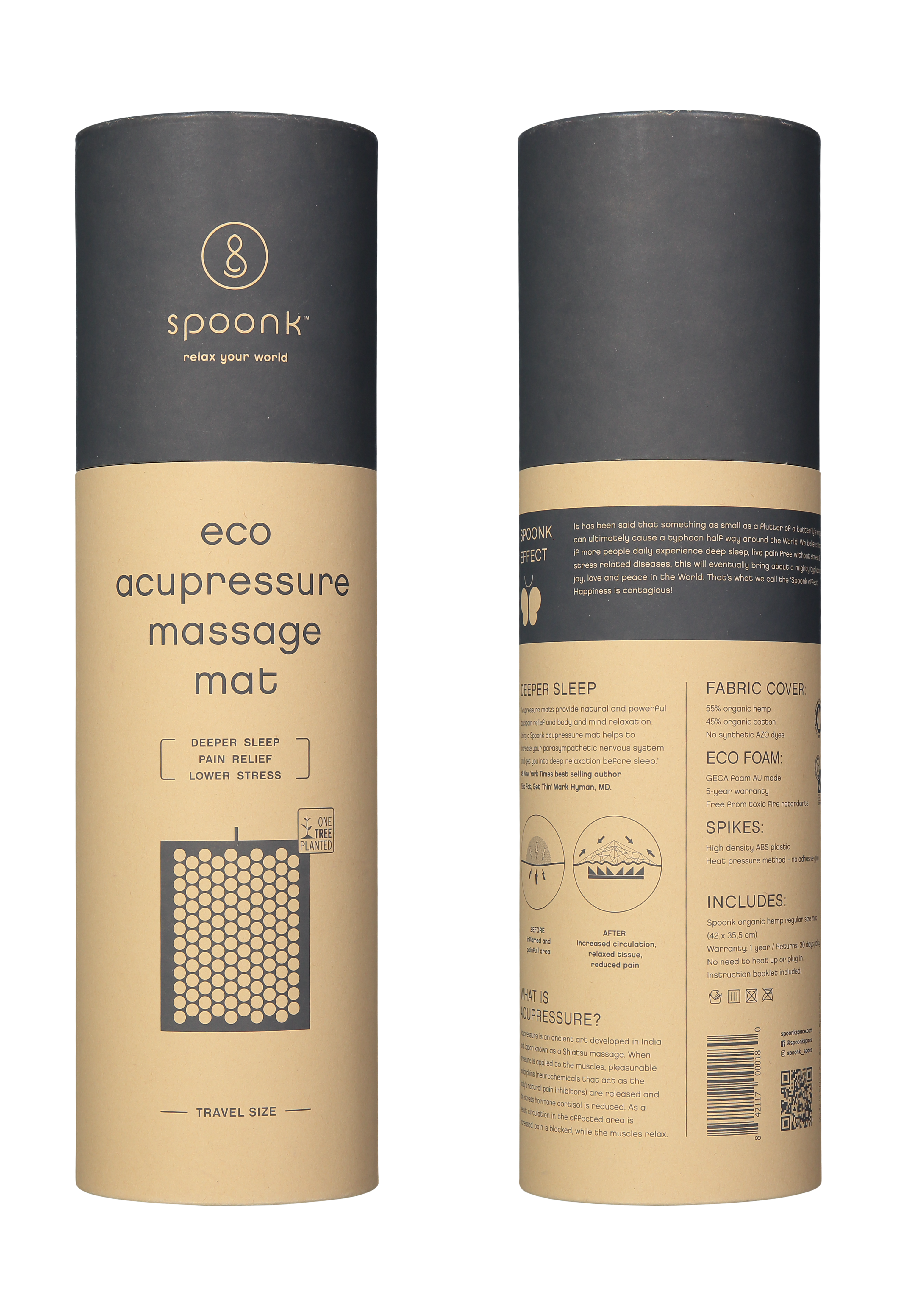 Spoonk Space Inc. - Wholesale Body Massager - 8pc Acupressure Travel - in mixed colour2