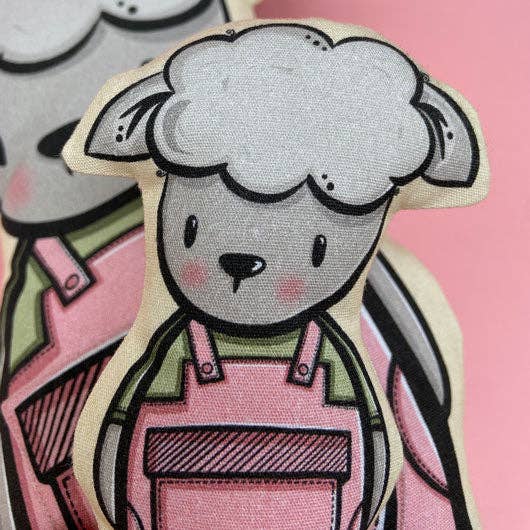 Micastricas - Wholesale Stuffed/Plush Toy - Kids & Baby - Sheep soft toy with little pocket friend4