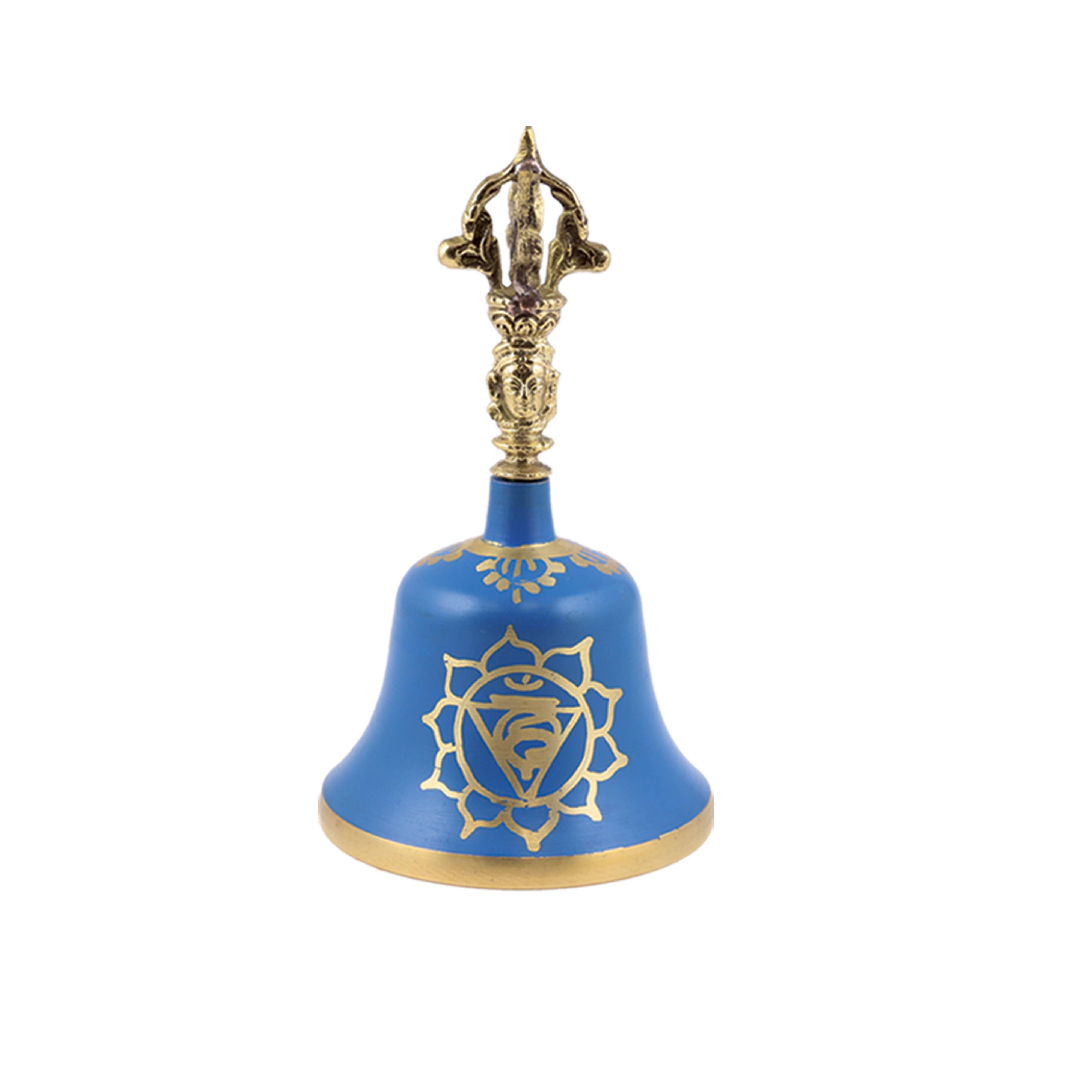 Altar Bell with Triquetra or Triple Moon Design - Cast a Stone