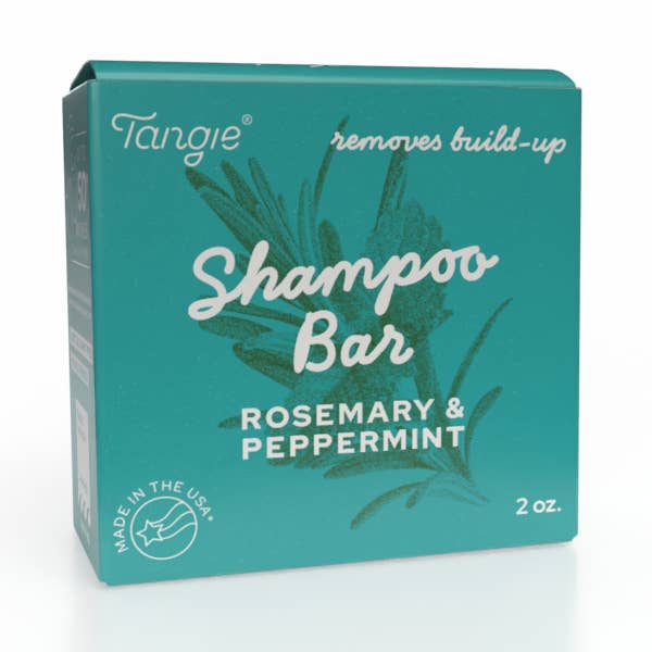 Tangie Rosemary Mint Shampoo Bar Natural, Zero Waste & Vegan for wholesale by Tangie LLC