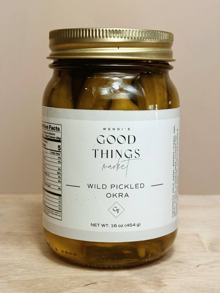 Quiabo selvagem em conserva por atacado de Wendi’s Good Things Market