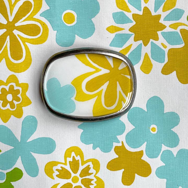 joeyfivecents – wholesale Bältesspänne - Dam – Bältespänne, mod - 70-talsinspirerat, retrofunkiga blommor3