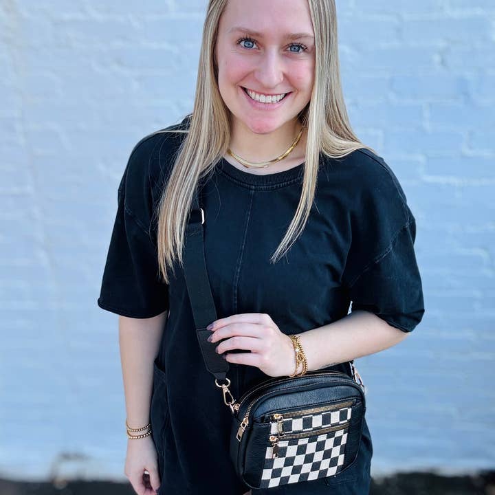 Kaydee Lynn LLC - Wholesale Crossbody Bag - Women's - Checkmate Crossbody4
