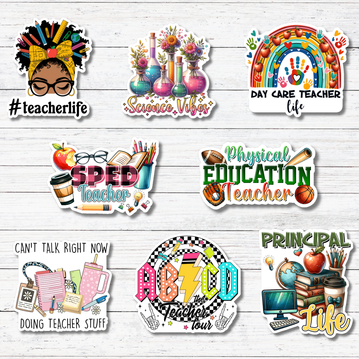Oily Graphic Creations - Wholesale Sticker - Physical Education- Teaching Staff Sticker/Magnet3