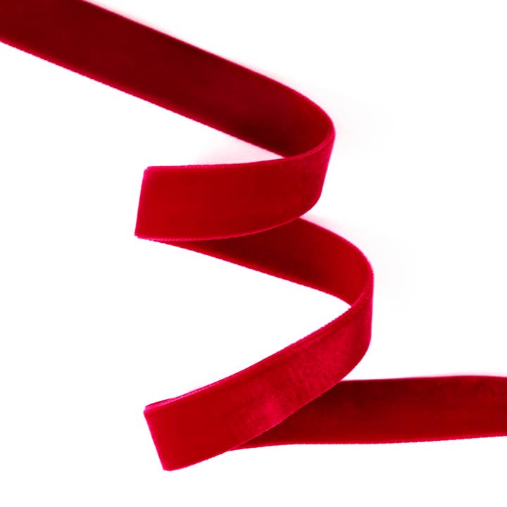 Such Good Supply - Vente Ruban – emballage cadeau - Ruban en velours double face rouge