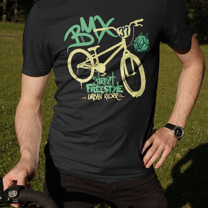 Motorcycle T-shirt BMX Street pour la vente par Emogifts