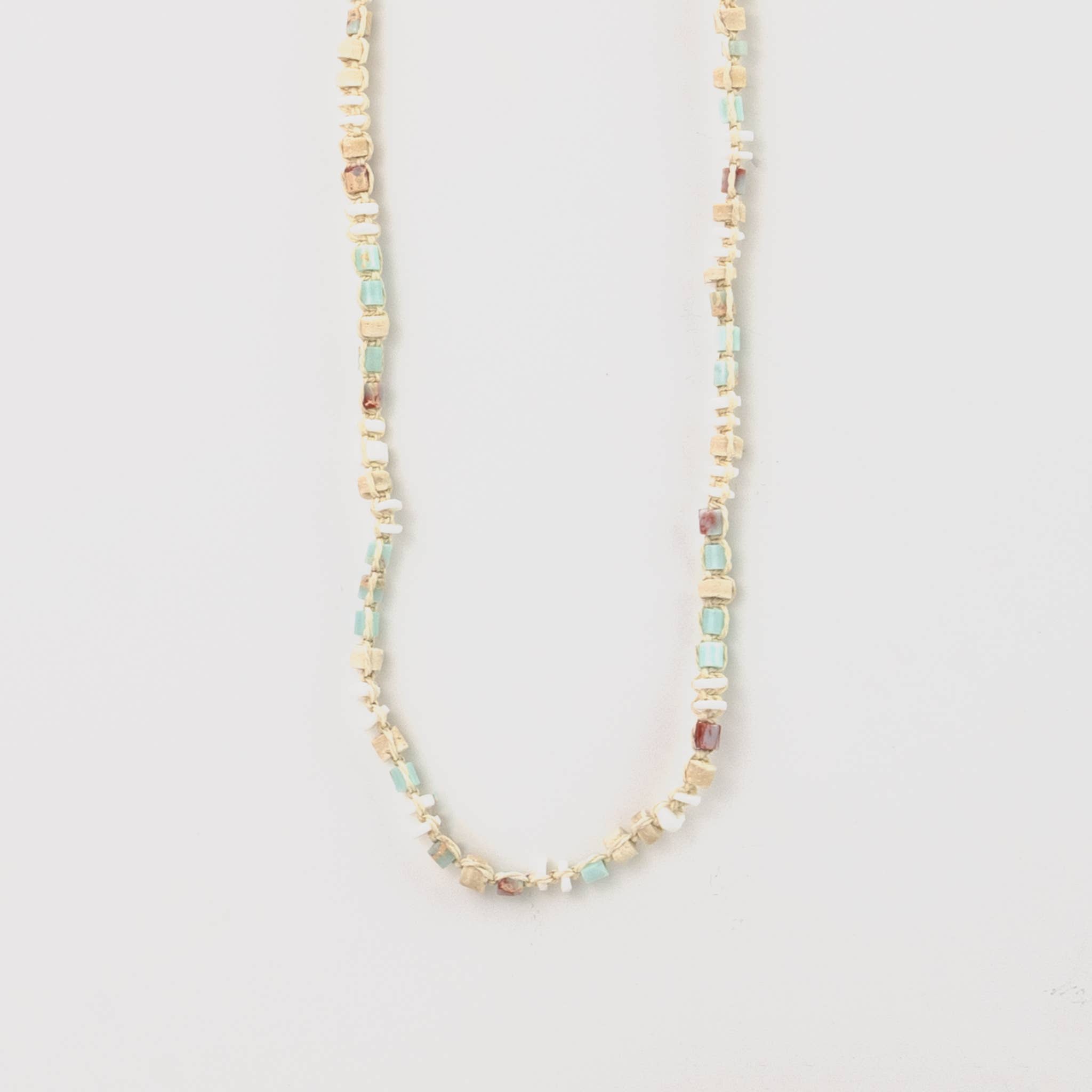 Pineapple Island - Wholesale Beaded/Pearl Necklace - Mount Rinjani Surfer Necklace9