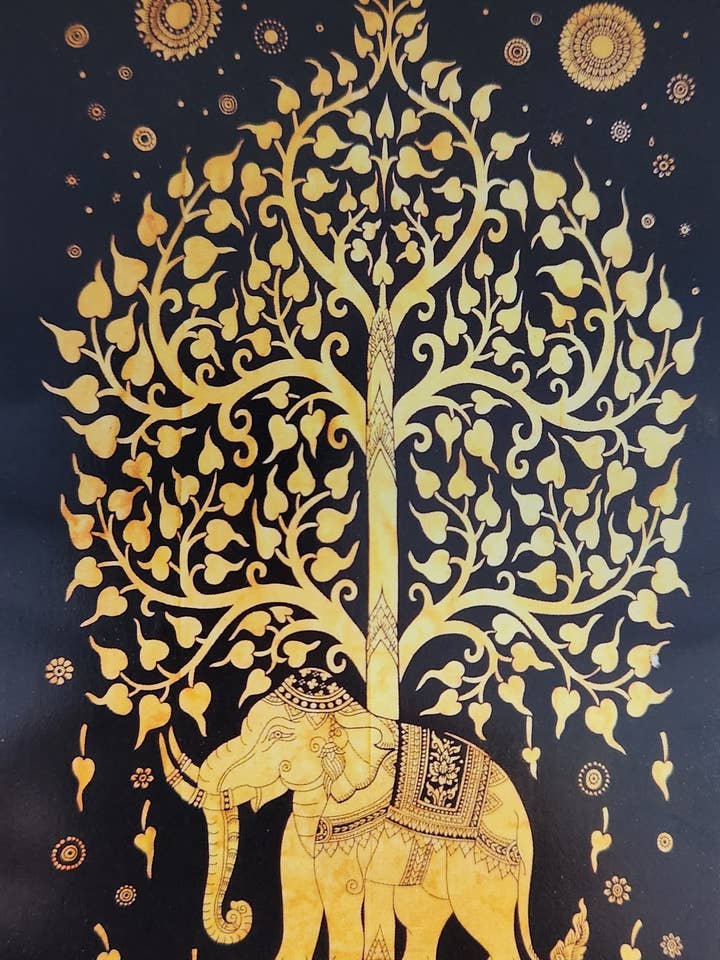 Tree Of Life Elephant Tapestry for wholesale by Yak & Yeti