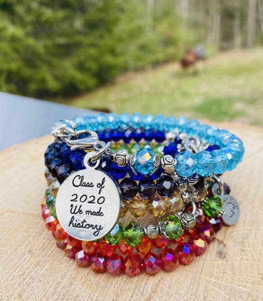 Chubby Chico Charms - Wholesale Charm/Dangle Bracelet - Class of 2020 We made history Crystal Splash Bracelet0