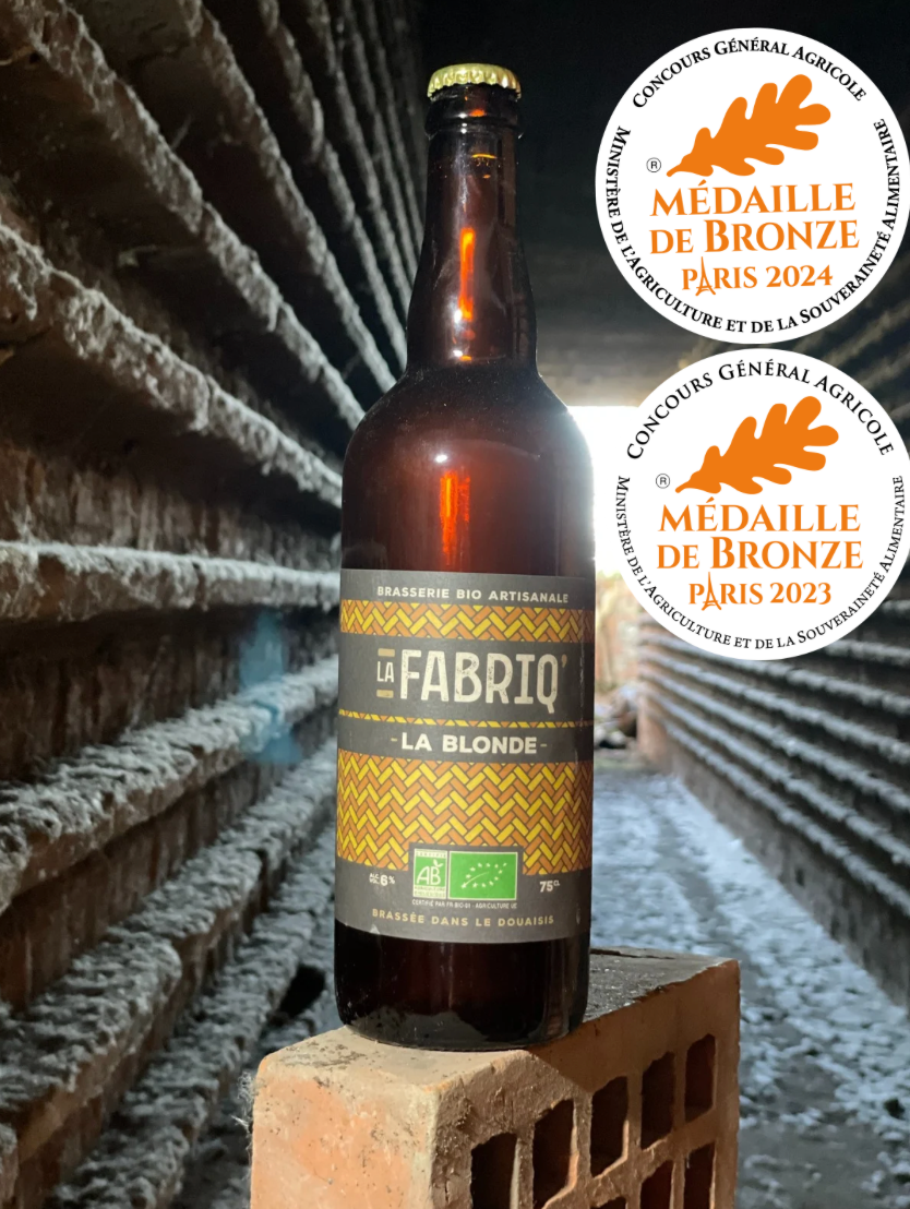 La Fabriq' Brasserie de bières Artisanales Bio – wholesale Öl – The Blonde - 75 cl1