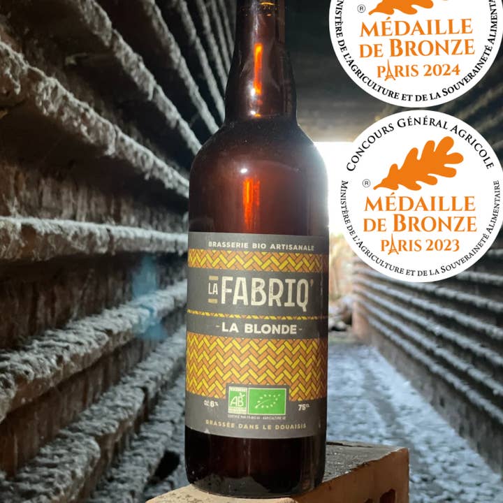 La Fabriq' Brasserie de bières Artisanales Bio - Vendita all'ingrosso Birra - La Bionda - 75cl1