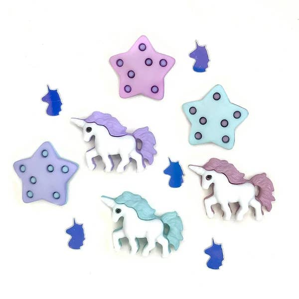 Buttons Galore & More - Wholesale Sewing button/snap - Unicorn Party - Buttons Galore and More Craft & Sewing Buttons