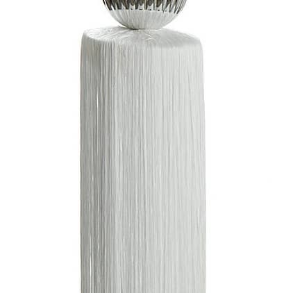 Studio Specialties - Wholesale - TASSEL SILVER/ FRINGE WHITE87"