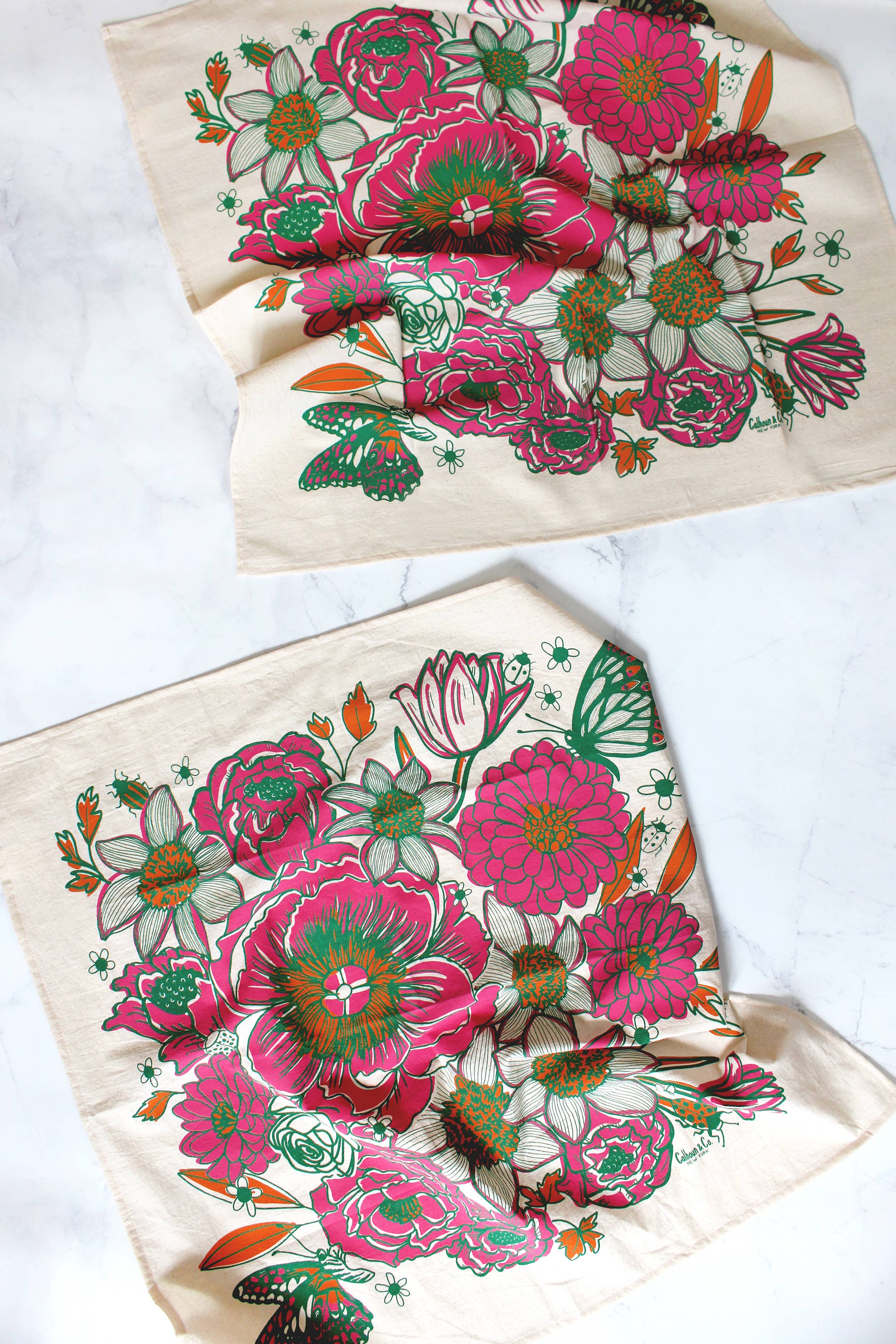 Calhoun & Co. – Toalha de chá por atacado – Toalha de chá Dream Garden4