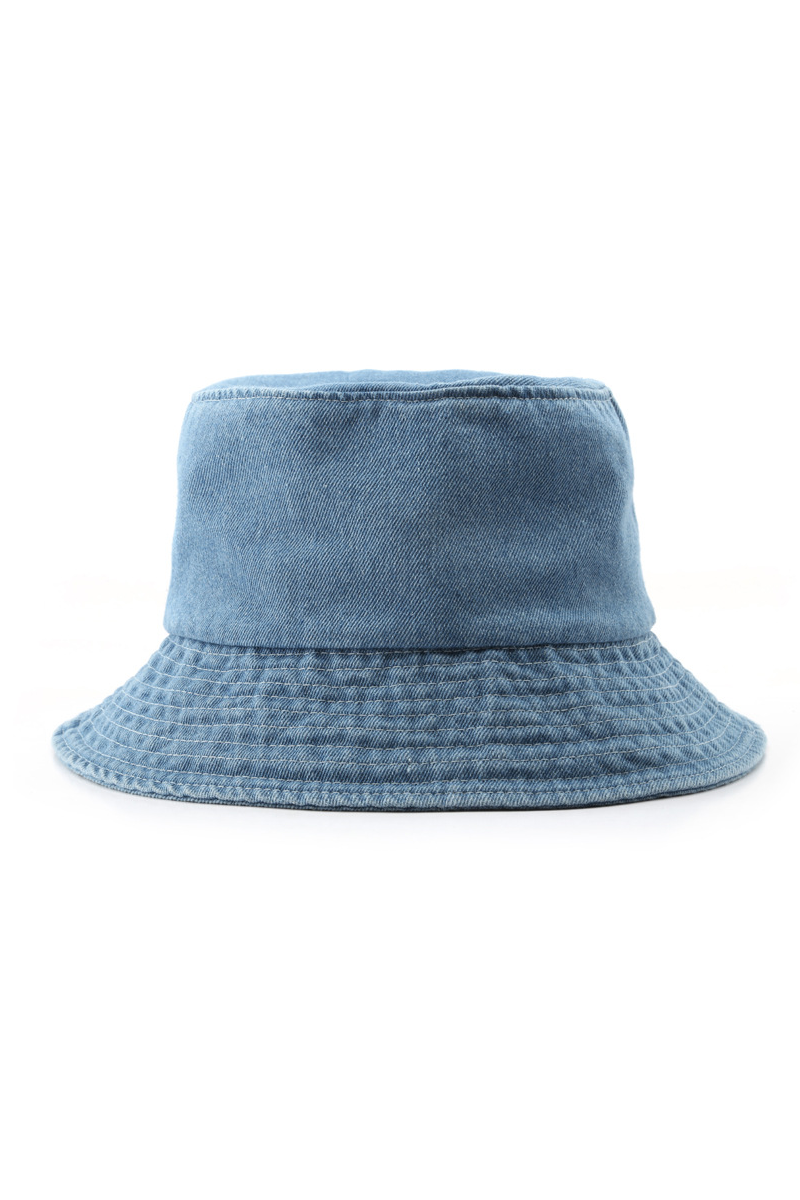 ACCITY - Wholesale Bucket Hat - Women's - WOMEN VINTAGE DENIM CASUAL BUCKET HAT_CWAH05102