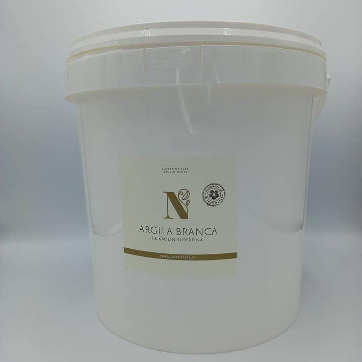 d'Natureza - Saboaria da Serra, Lda - Wholesale Skincare Face Mask - Superfine white clay kaolin 100g, 1Kg, 3Kg, and 5Kg