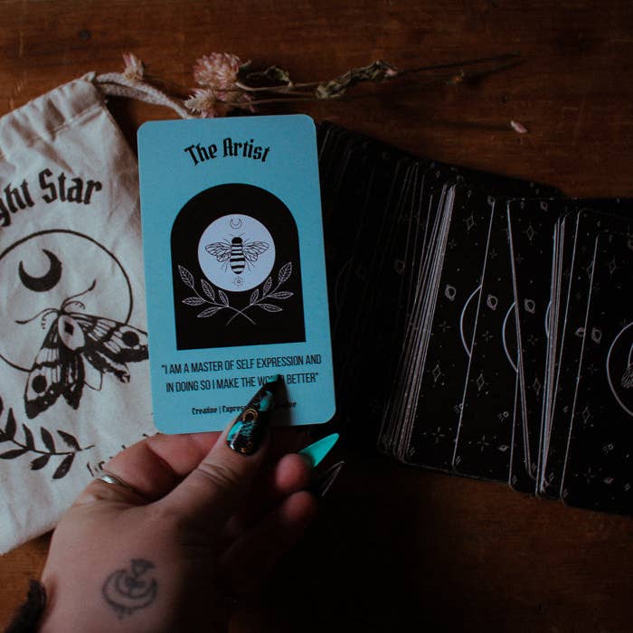 Midnight Raven Studios - Wholesale Tarot Cards - Midnight Star Oracle Deck - Witchy Oracle Deck4