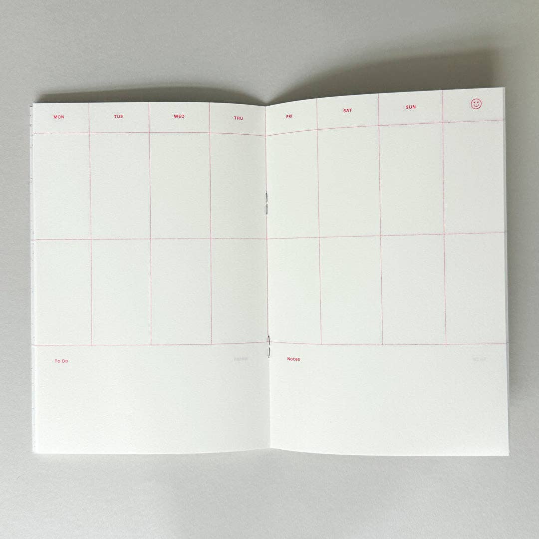 HERR & FRAU RIO - Wholesale Notebook - Grid Harvest White Notebook1