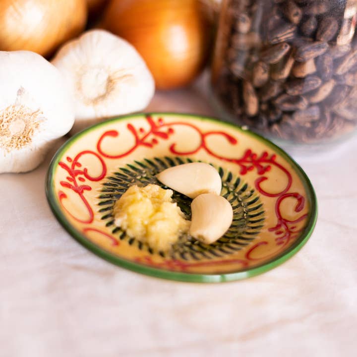 Alfar Tierra Cocida - Wholesale Grater - Small Handmade Ceramic Plate Grater/Alhambra