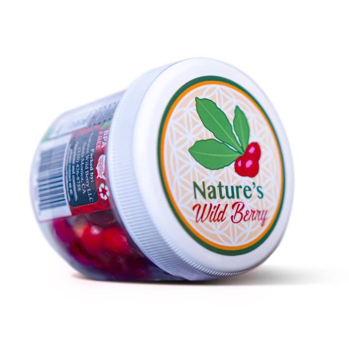 Natures Wild Berry - Wholesale Dried/Dehydrated Fruit - Shark Tank Miracle Berries (Sugar Free) | Small Case (4 ct)