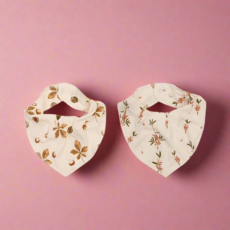 KiddieKickz – wholesale Bib – Baby – Baby Unisex Flower Animals Plant Print Baby Bibs7