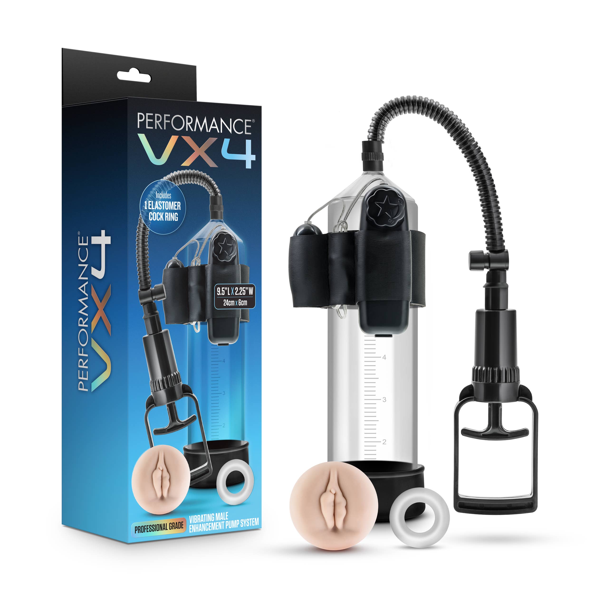 Blush - Wholesale Sex Toy - Performance - VX4 - Male Enhancement Pump System0