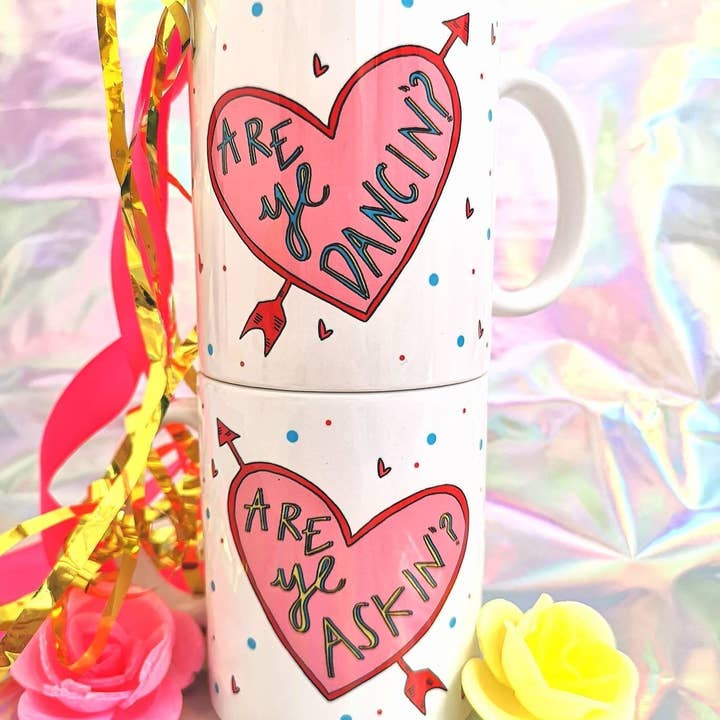 Claire Barclay Draws – wholesale Coffee mug – Are Ye Dancin'?! Are Ye Askin'?! Mug2