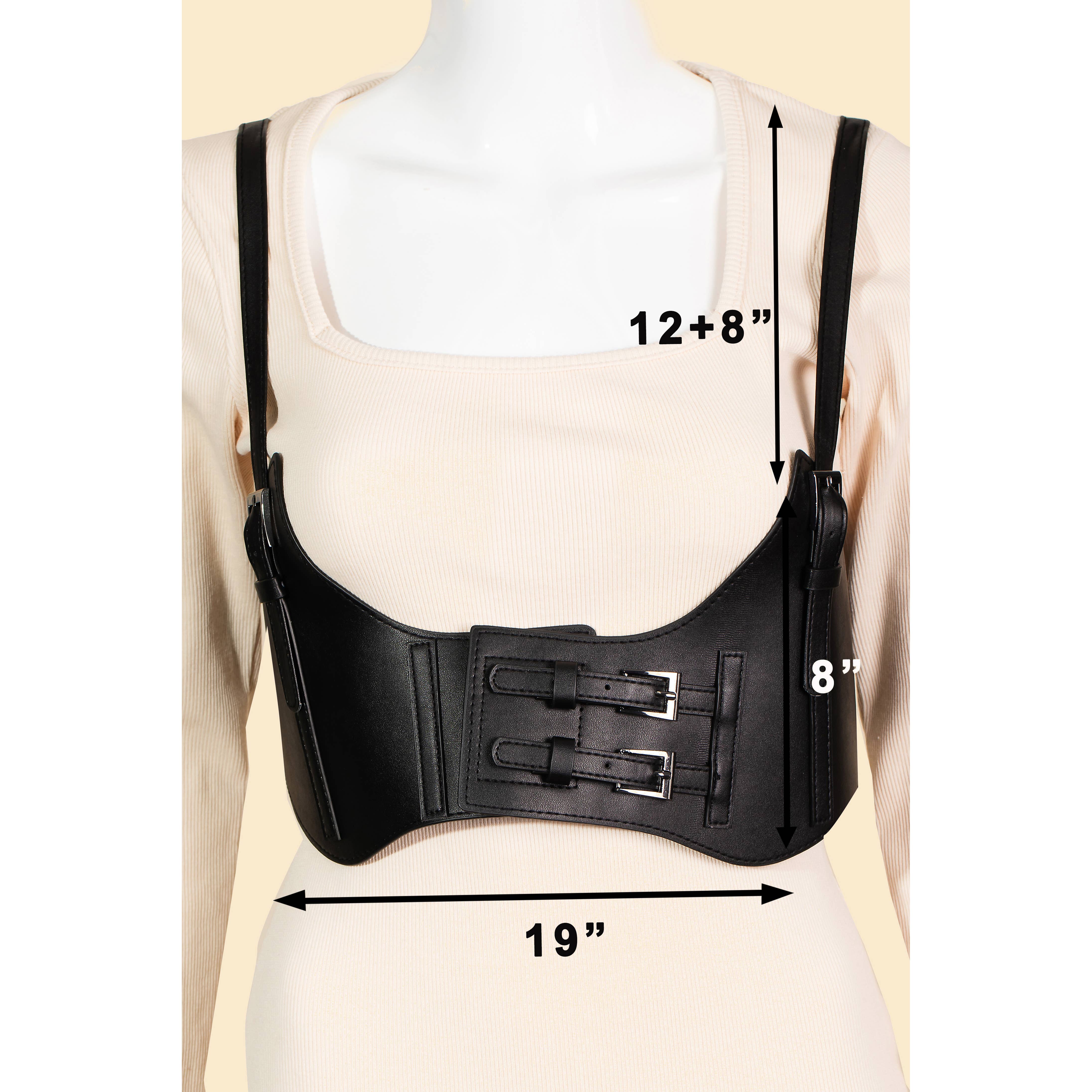 Anarchy Street - Wholesale Belt - Women's - Suspender Harness Fashion Vegan Leather Belt2
