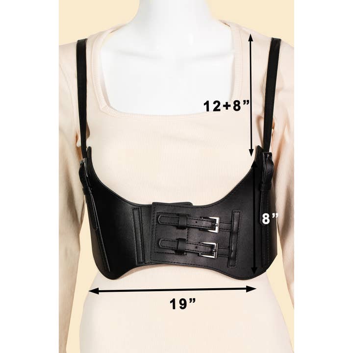 Anarchy Street - Wholesale Belt - Women's - Suspender Harness Fashion Vegan Leather Belt2
