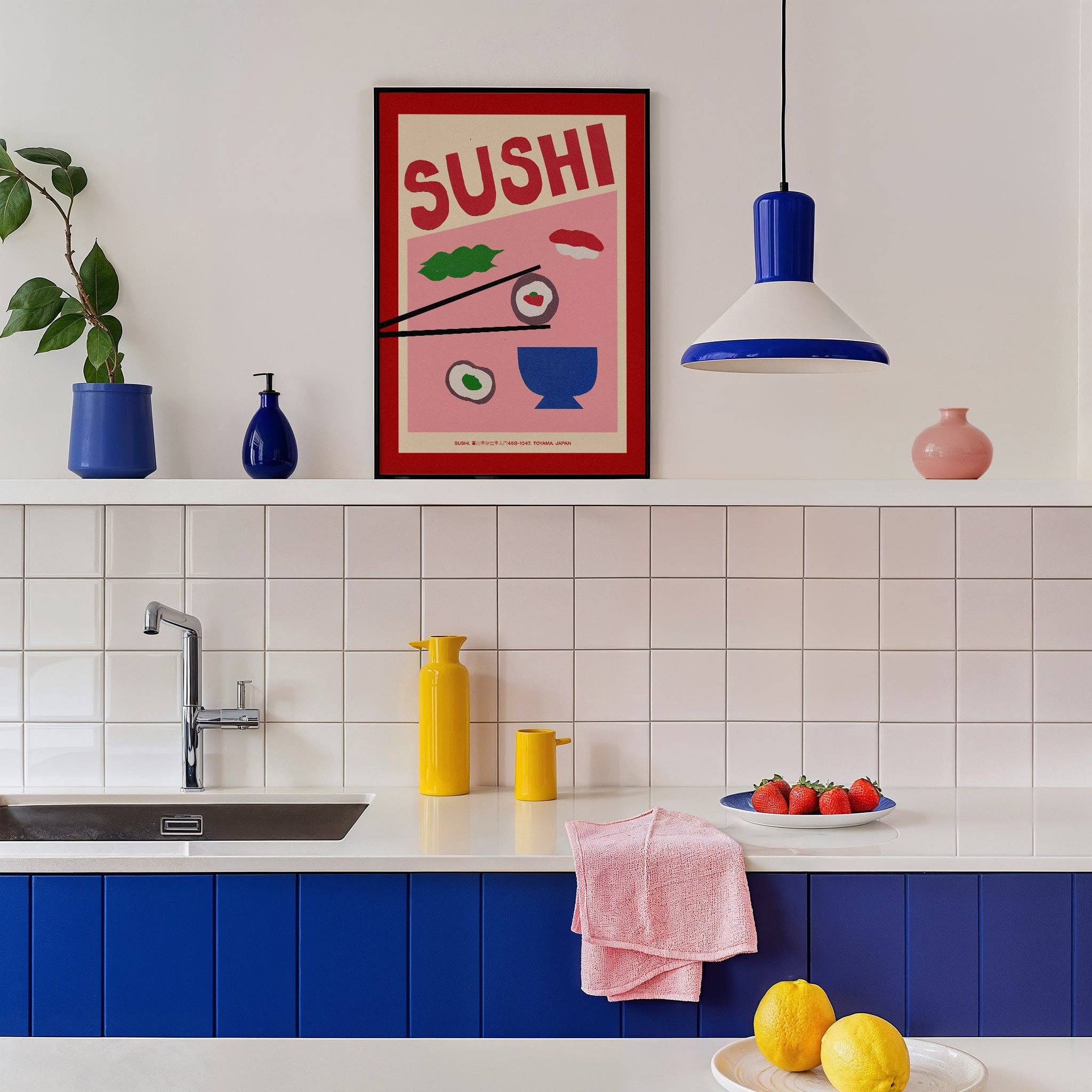 Proper Good – wholesale Art print – Sushi Hand Collaged Print1