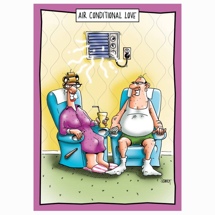 Raspberries – wholesale Anniversary card – Air Conditional Love | Funny Anniversary Card1