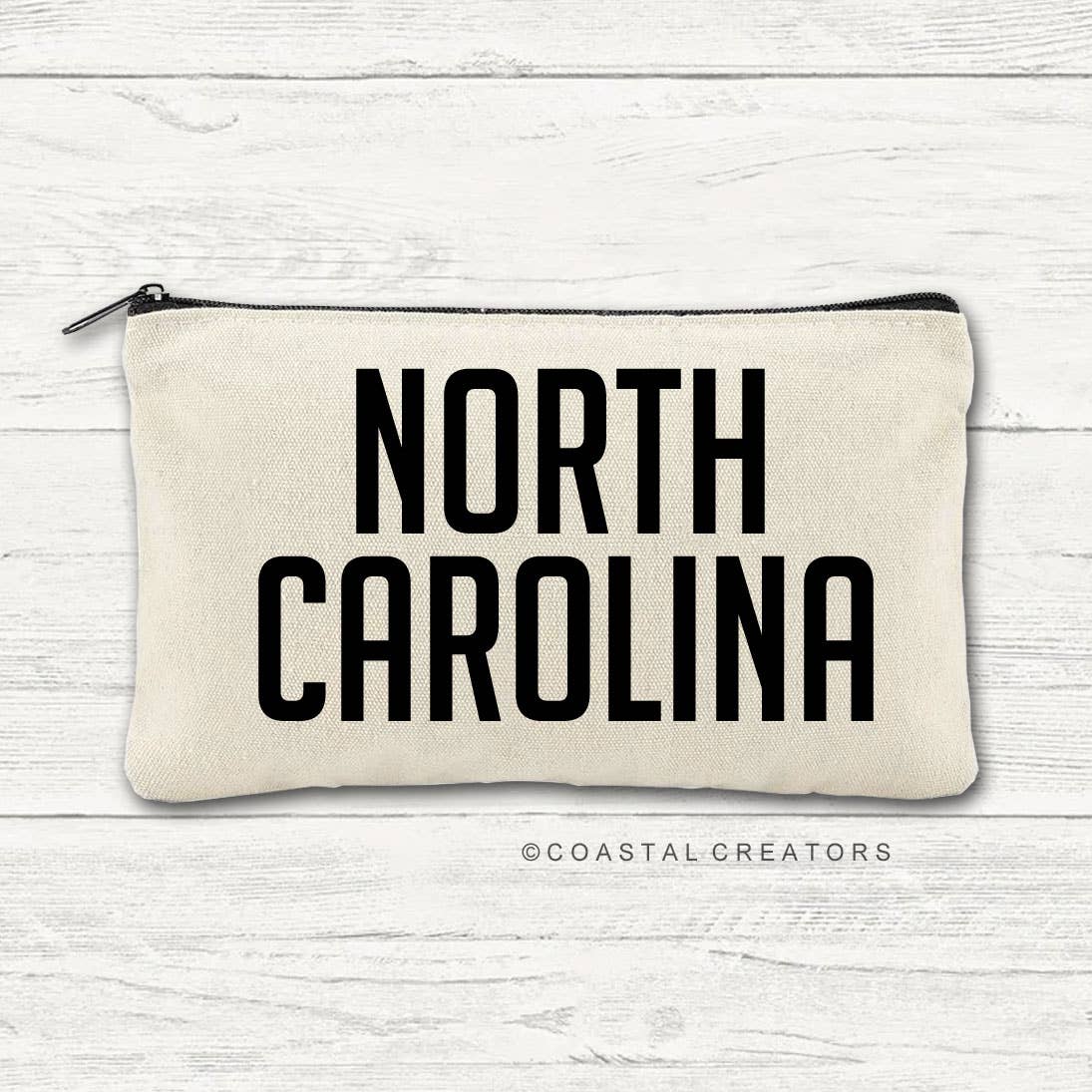 Coastal Creators of Connecticut - Wholesale Pouch - Women's - Personalized State Name Canvas Travel Bags (Packaged)7