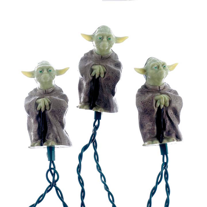 UL 10 Light Plastic Yoda Light Set for wholesale by Kurt S. Adler, Inc.