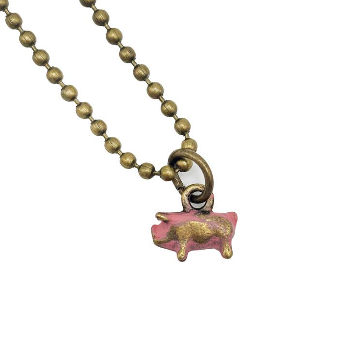 Gleeful Peacock - Wholesale Individual Charm/Pendant - Pig Charm Bracelet, Necklace, or Charm Only