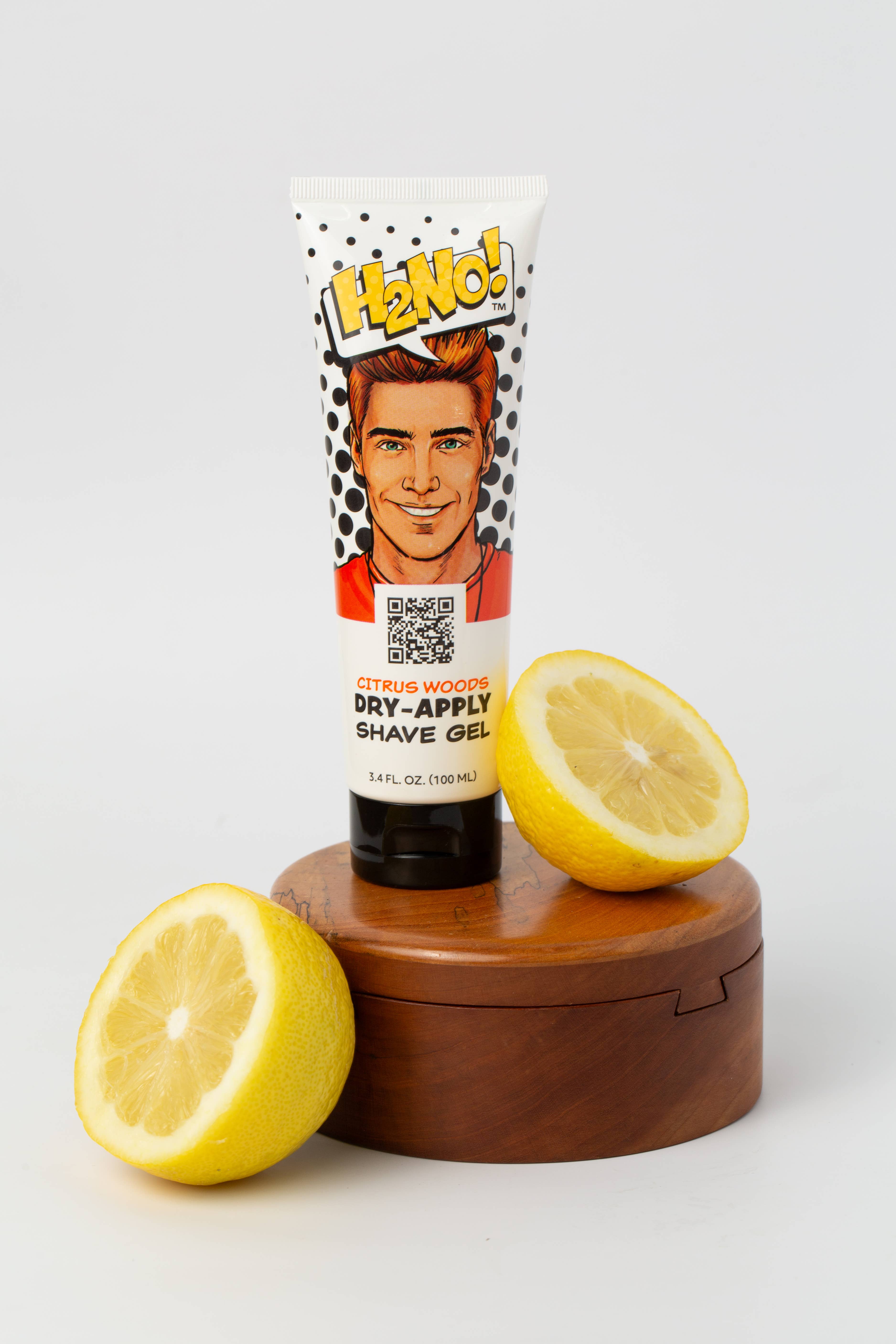 H2NO SHAVE – Engroshandel Barbercreme - Herre – H2NEJ! Barber Citrus Woods Tør-påfør vandløs barberingsgel2