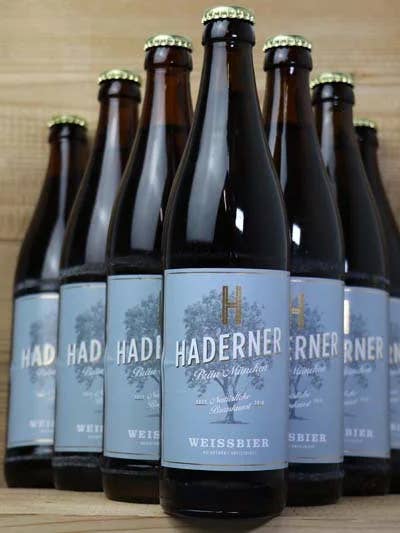 Birra di frumento Haderner 10x0,5 l per la vendita all'ingrosso da parte di Haderner Bräu - Münchner Girgbräu GmbH