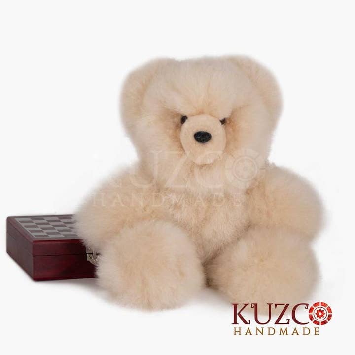 KuzcoHandmade - Vendita all'ingrosso Peluche - Bambini e neonati - Orso di peluche in pelo di alpaca - Morbido e ipoallergenico5