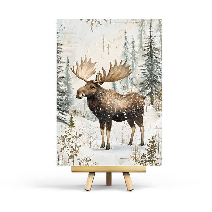 Moose - Postcard for wholesale by Penpaling Paula