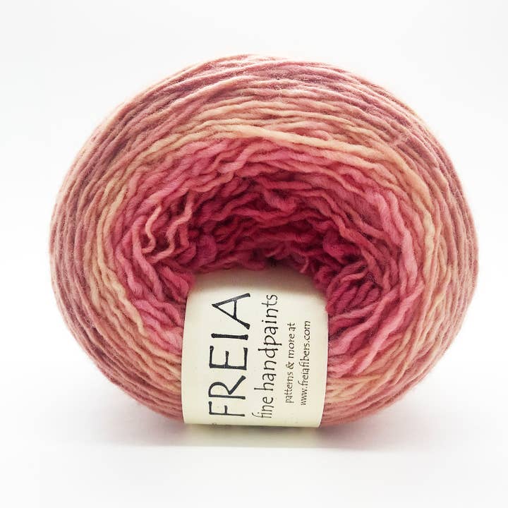 Coral Reef Merino Fingering Shawl Ball for wholesale by Freia Fine Handpaint Yarns