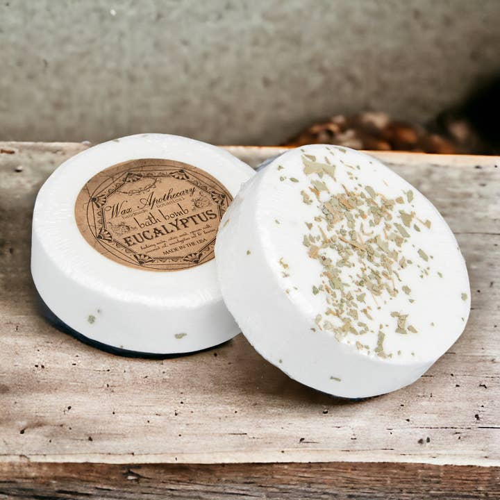 Wax Apothecary - Wholesale Bath Bomb/Fizz - Silver-Dollar Eucalyptus Botanical Bath Bomb1