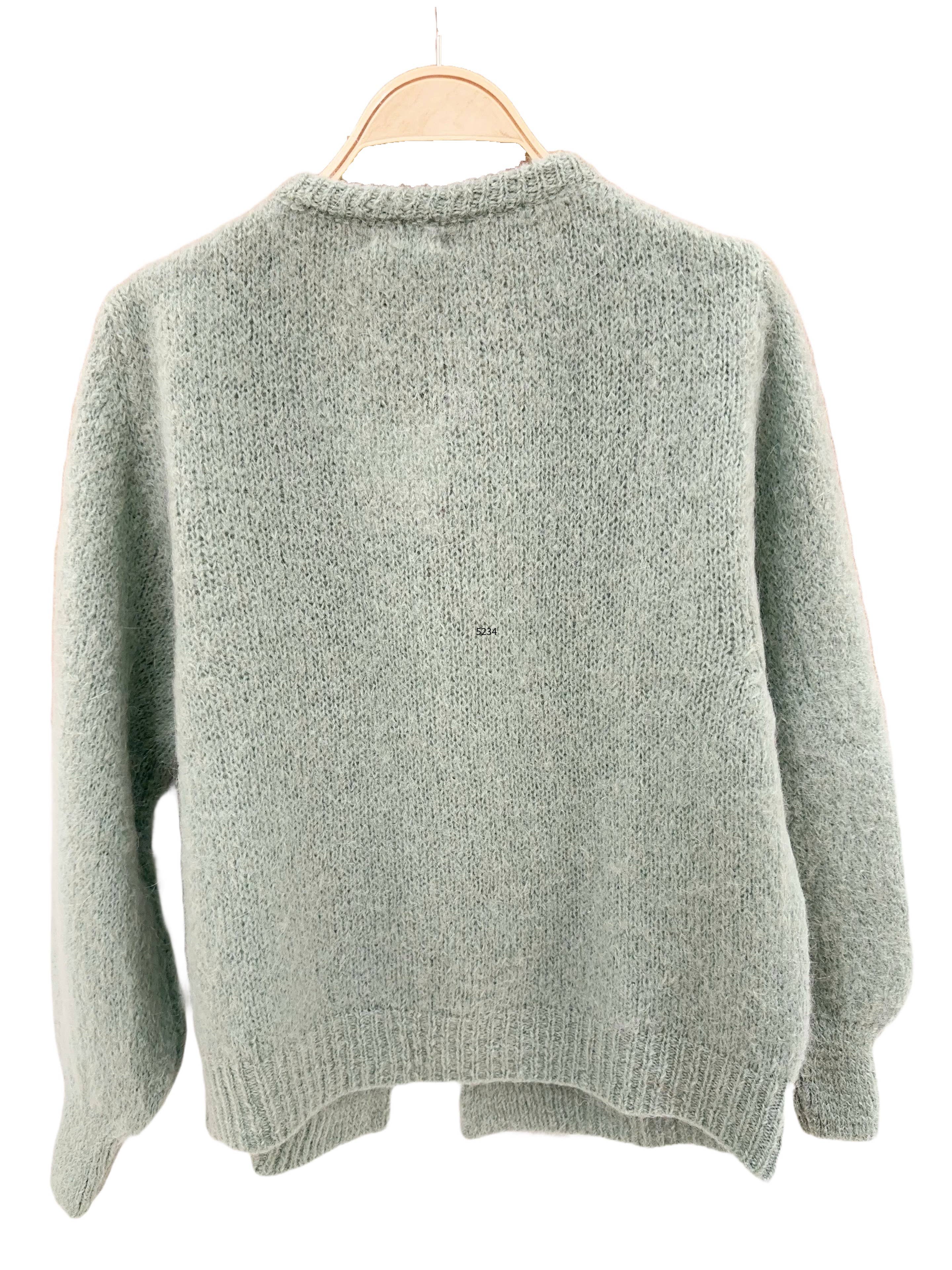 Orice – Cardigan - Mulher por atacado – Cardigã de malha de lã Mohair outono - Orice7