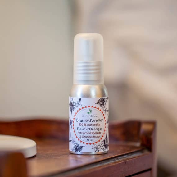 DEKODACC - Wholesale Kamer- en linnenspray - 100% natuurlijke oranjebloesem kussenmist