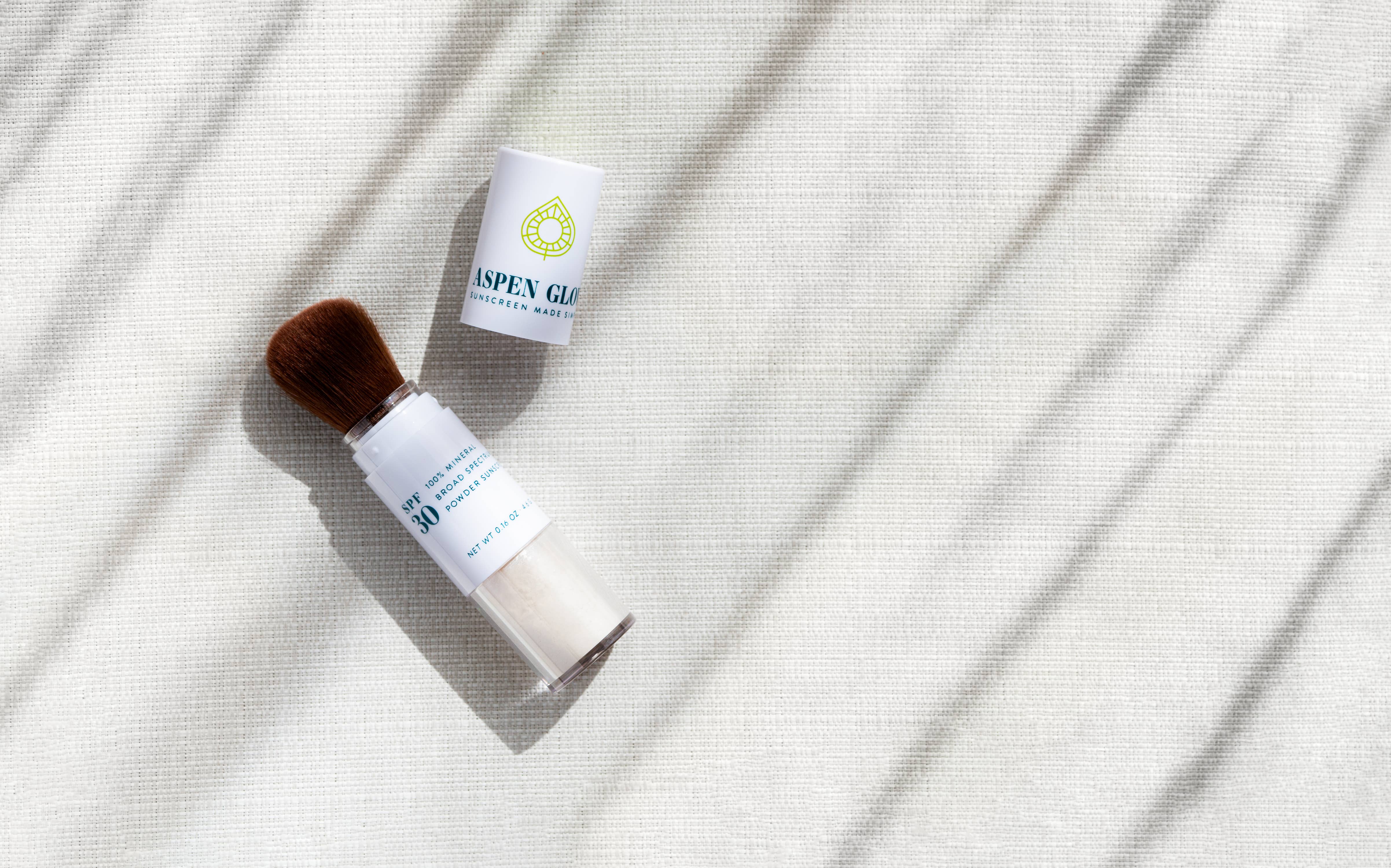 Aspen Glow - Vente Crèmes solaires - Écran solaire minéral en poudre SPF 30 – propre, sûr pour les récifs, pratique1