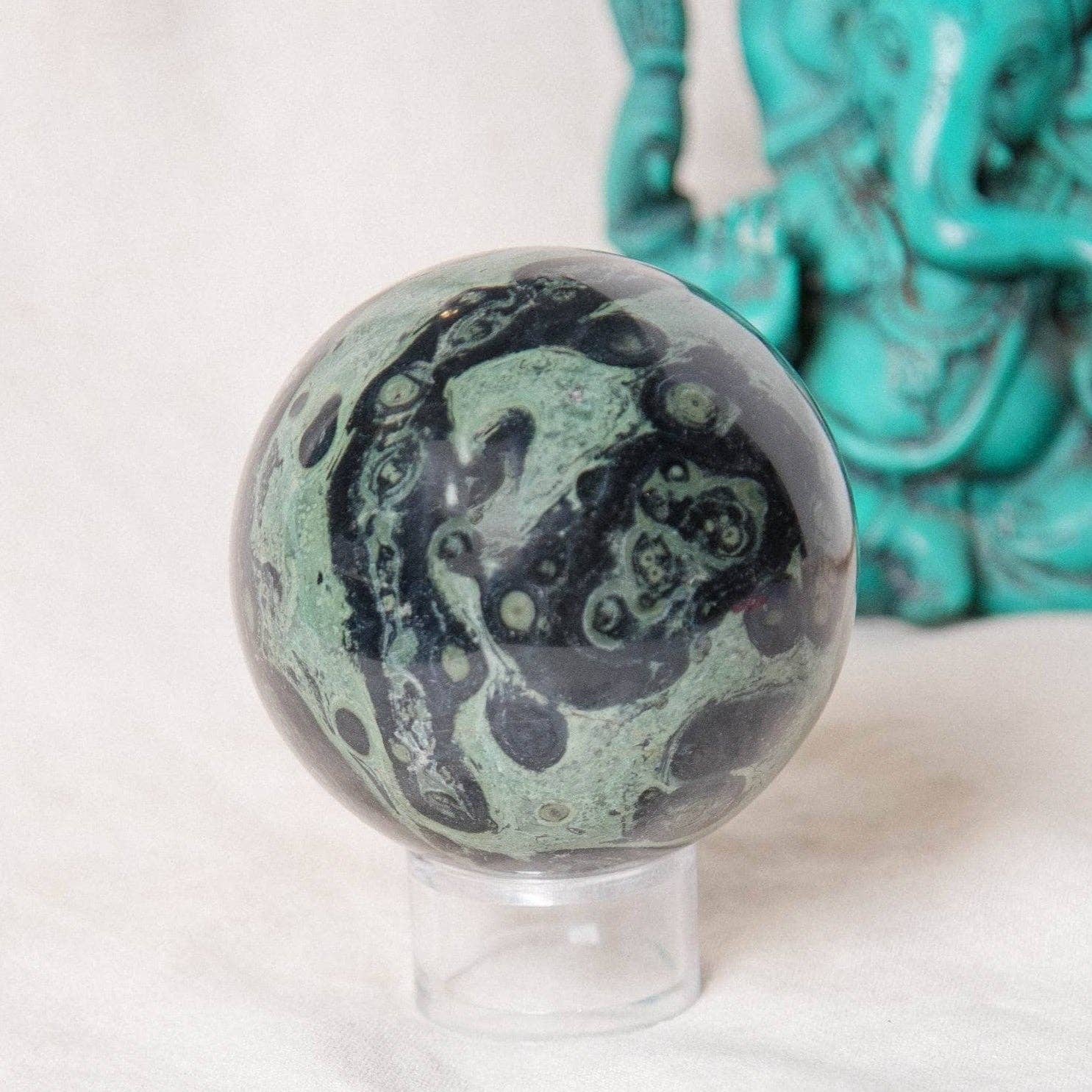 Tiny Rituals - Wholesale Spiritual Stone/Crystal - Kambaba Jasper Sphere - AAA Premium Quality11