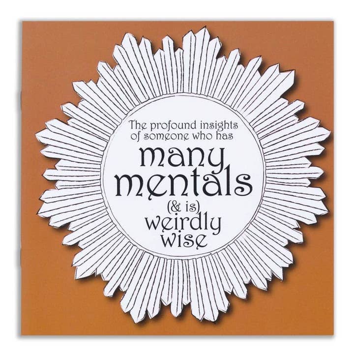 Many Mentals Weirdly Wise - Notebook & Pin Badge Set for wholesale by Two Little Boys