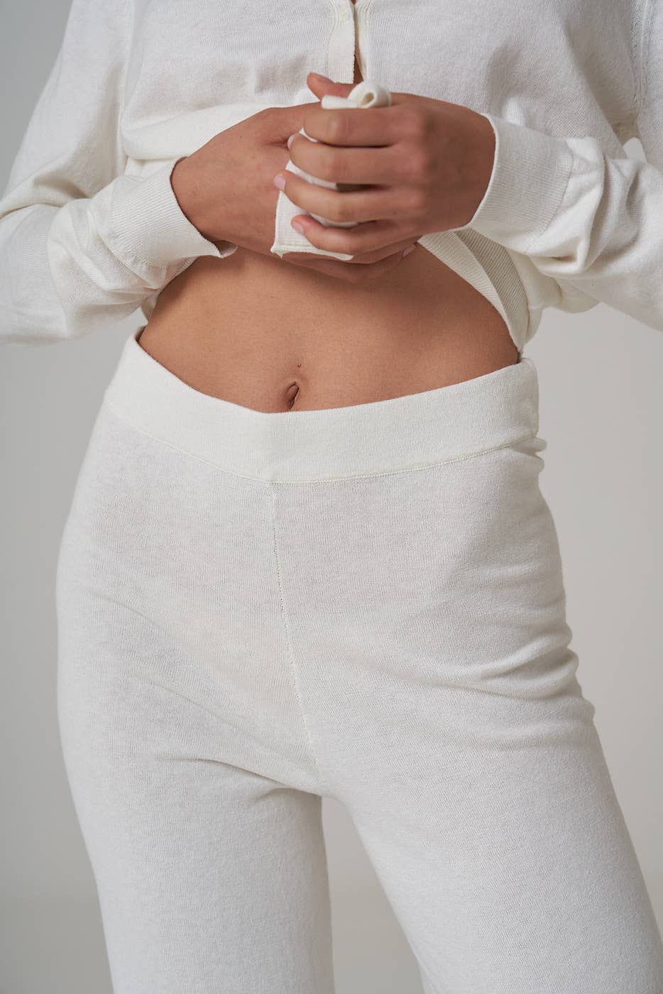 Leap Concept - Vendita all'ingrosso Pantalone - Donna - Pantaloni corti a campana in cotone e cashmere MALIKA4