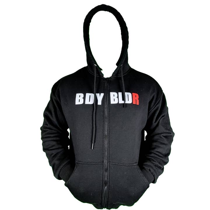 BDYBLDR ZIPPER HOODIE for wholesale by BDYBLDR CLOTHING