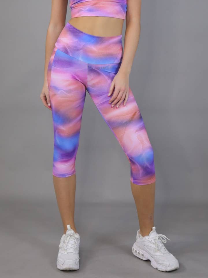 High Waist 3/4 - Nebula for wholesale by runfastergear