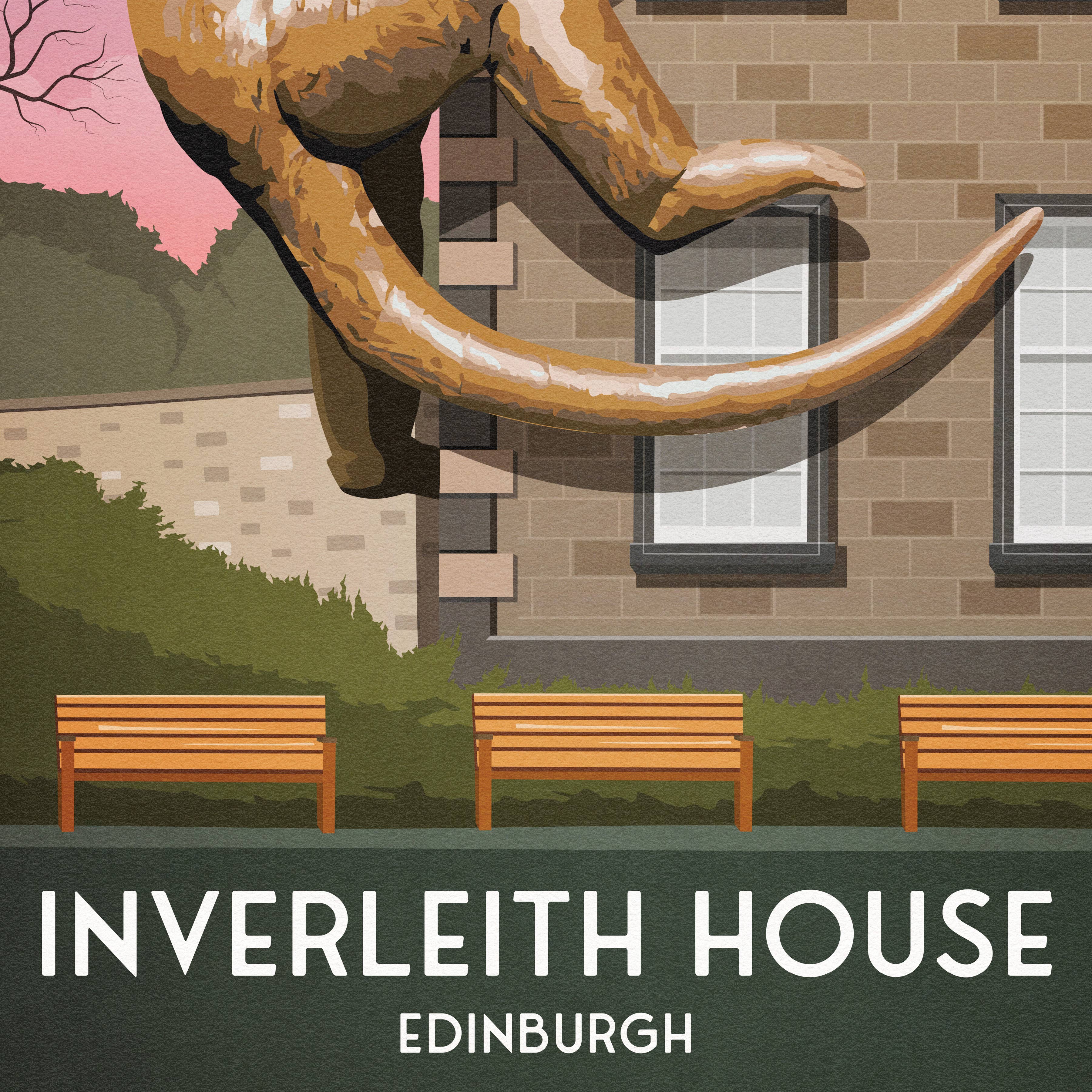 Printagonist – wholesale Art print – Inverleith House Print - Edinburgh Botanic Gardens2